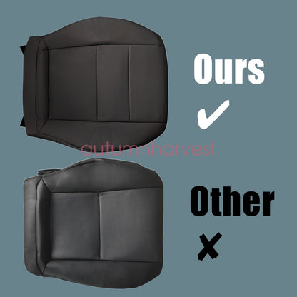 For 2008-2015 Mercedes Benz GLK 250 350 Driver Passenger Bottom Seat Cover Black