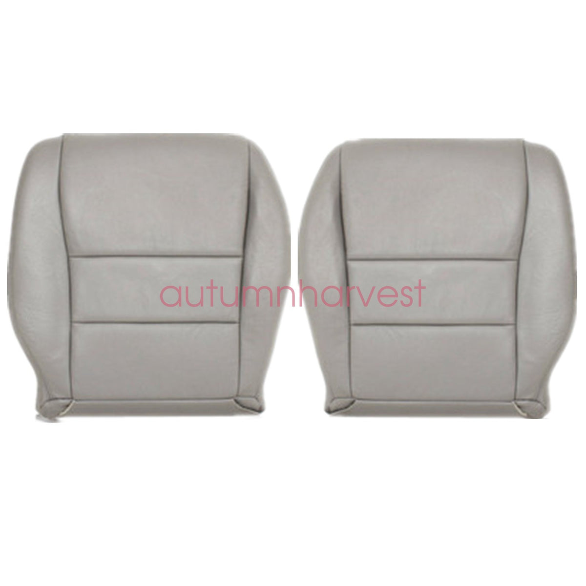 Both Side Bottom Leather Seat Cover For 2003-2007 Honda Accord 4-Door Gray