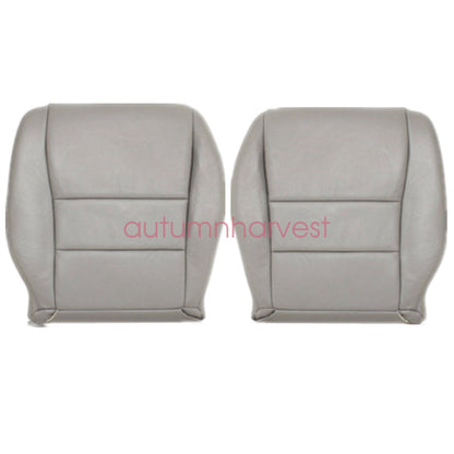 Both Side Bottom Leather Seat Cover For 2003-2007 Honda Accord 4-Door Gray