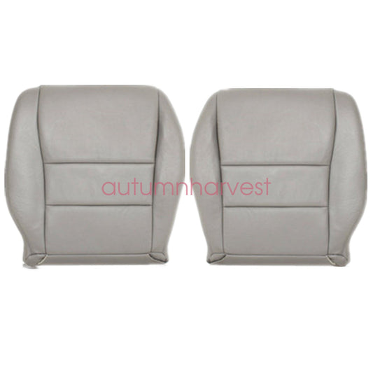 Both Side Bottom Leather Seat Cover For 2003-2007 Honda Accord 4-Door Gray