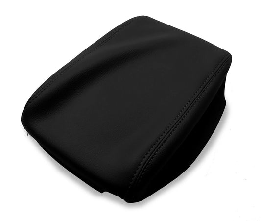 Black Leather Center Console Lid Armrest Cover For Subaru Forester 2019 2020-24