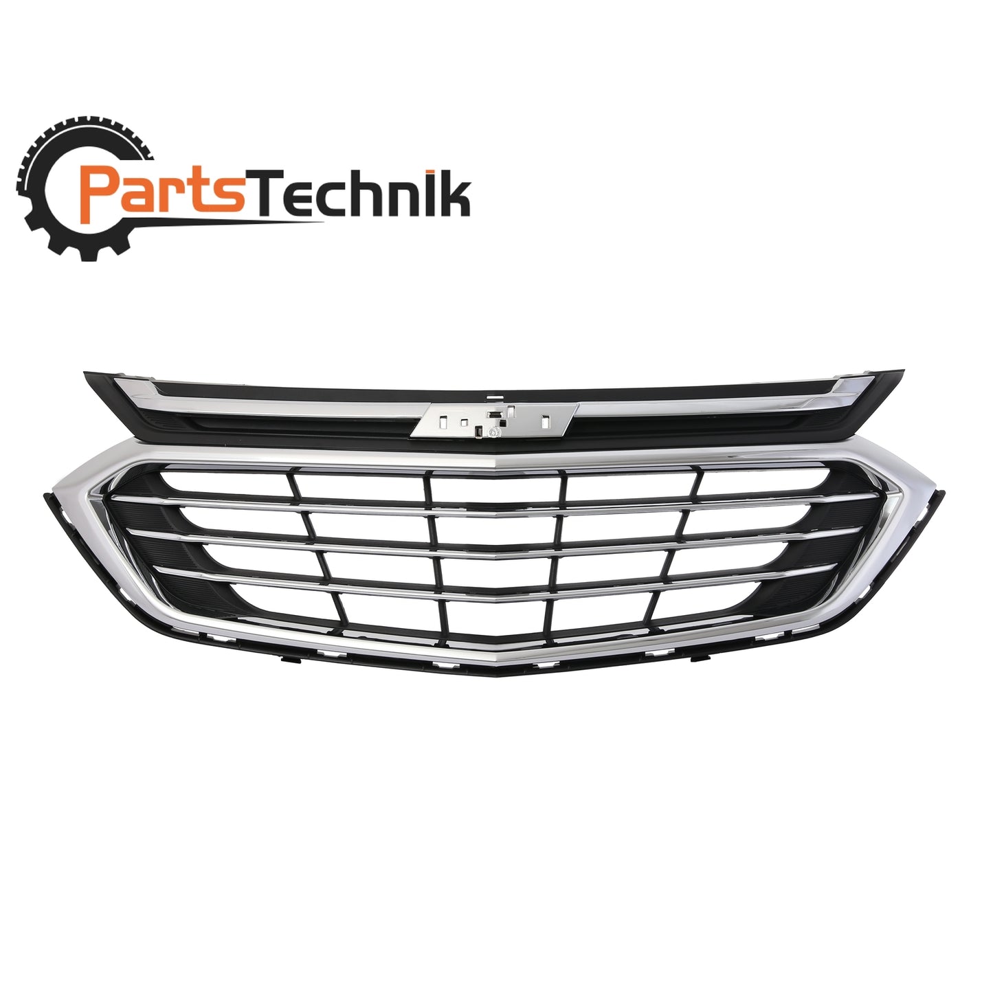 For Chevrolet Equinox 2018 2019 2020 2021 Front Bumper Upper Grille Black&Chrome