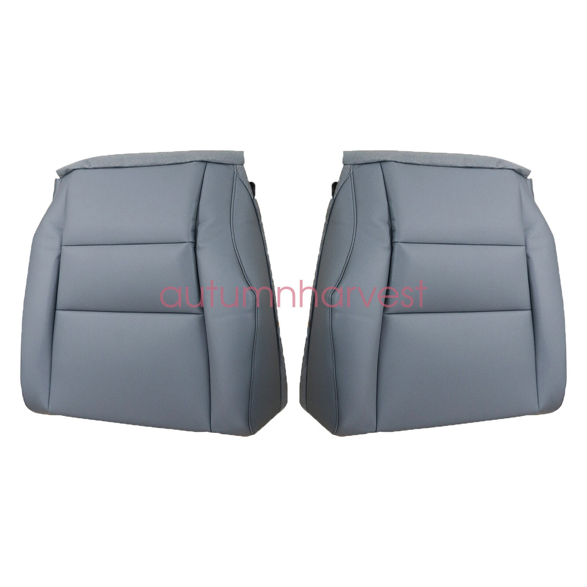 FOR 2007-2011 Honda CRV CR-V Driver&Passenger BOTTOM Leather Seat Cover GRAY