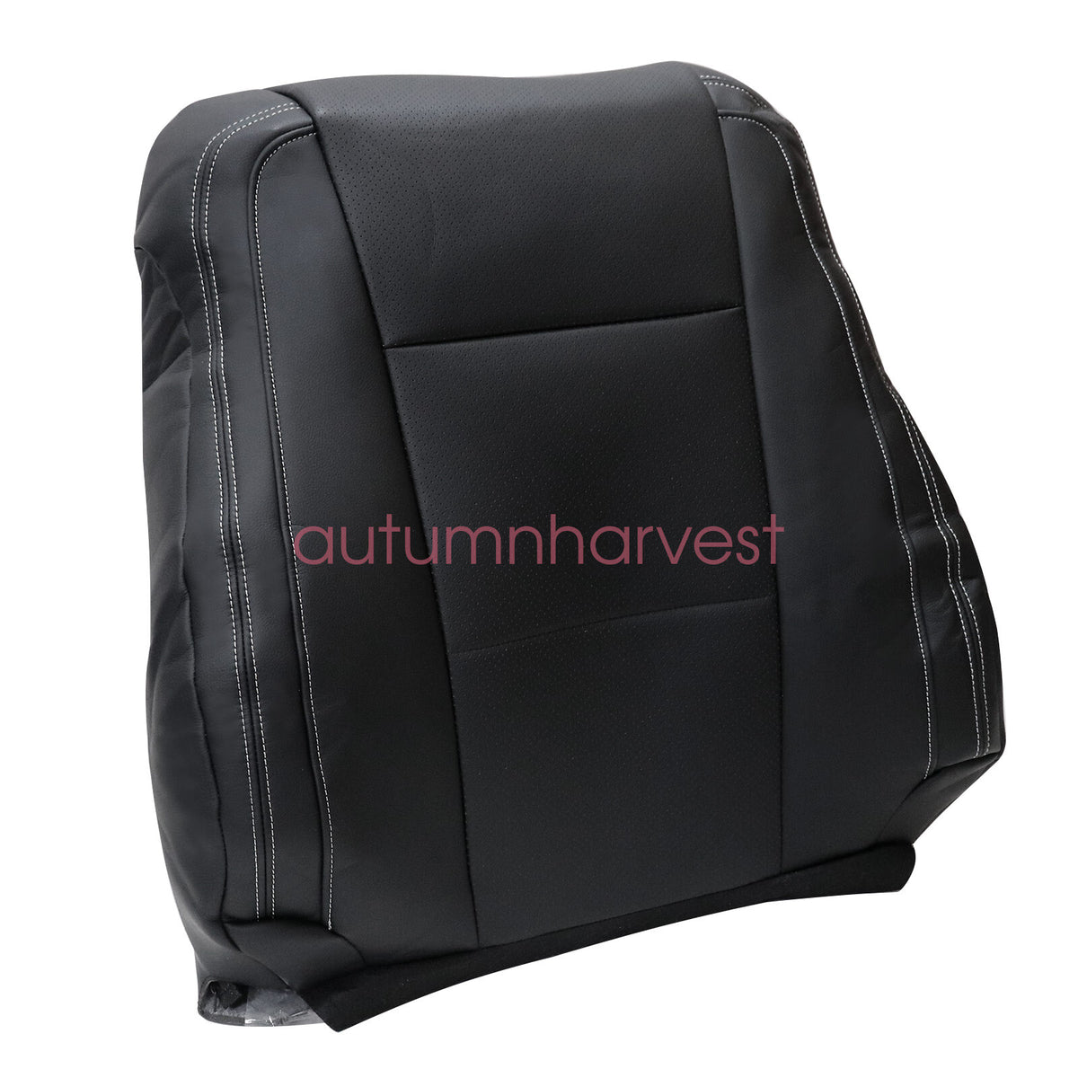 Fits 2015-2017 Ford F150 Lariat Driver & Passenger Bottom & Top Seat Cover Black