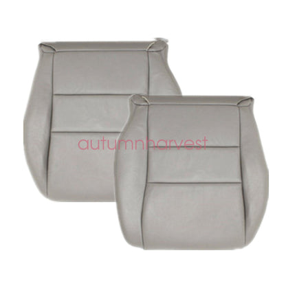 Both Side Bottom Leather Seat Cover For 2003-2007 Honda Accord 4-Door Gray