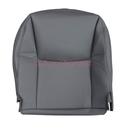 For 2003-2009 Lexus GX470 Driver & Passenger Lower Leather Seat Cover Dark Gray