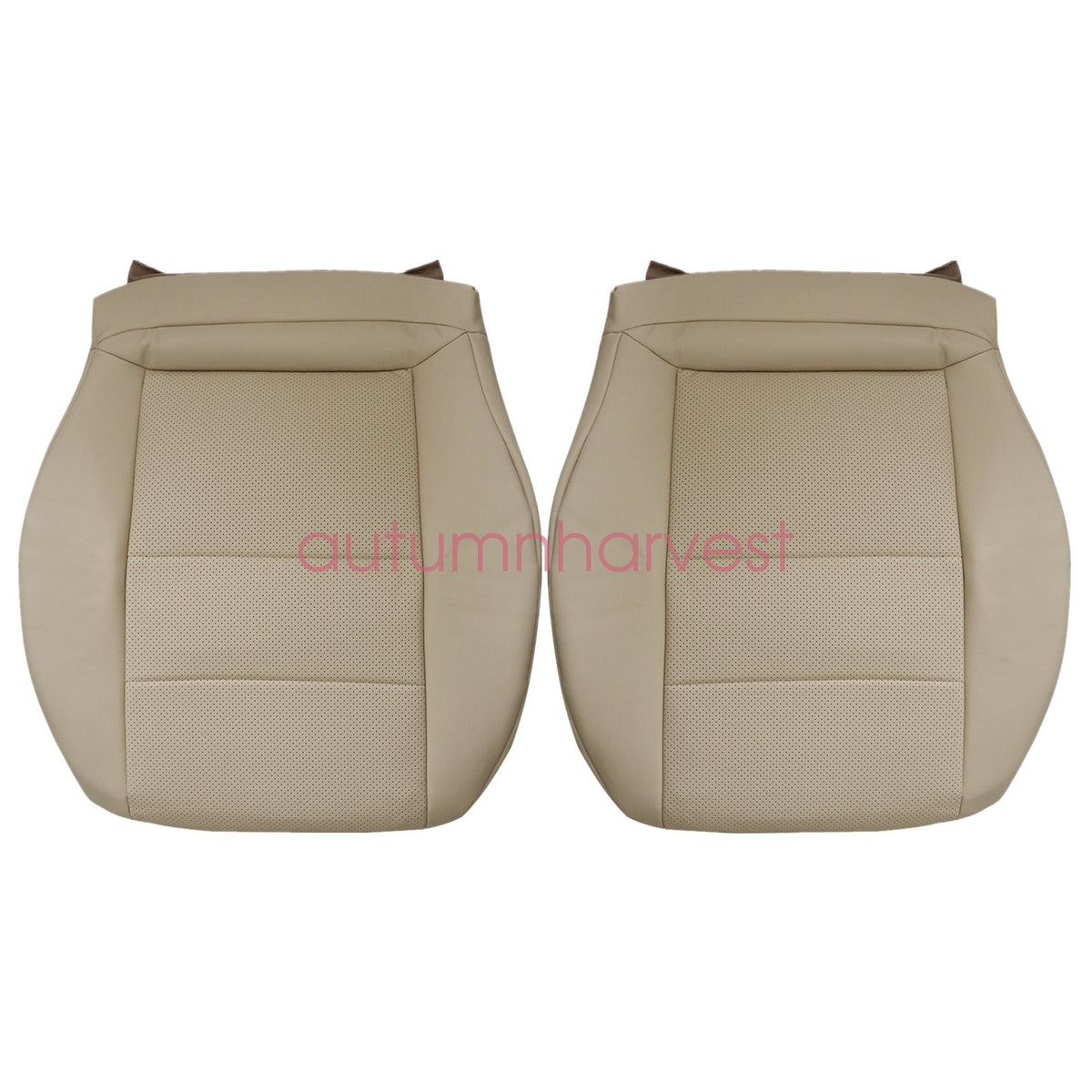 For 2008-14 Mercedes Benz C250 C300 C350 Both Side Bottom Seat Cover Tan & Foam