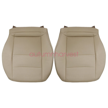 For 2008-14 Mercedes Benz C250 C300 C350 Both Side Bottom Seat Cover Tan & Foam