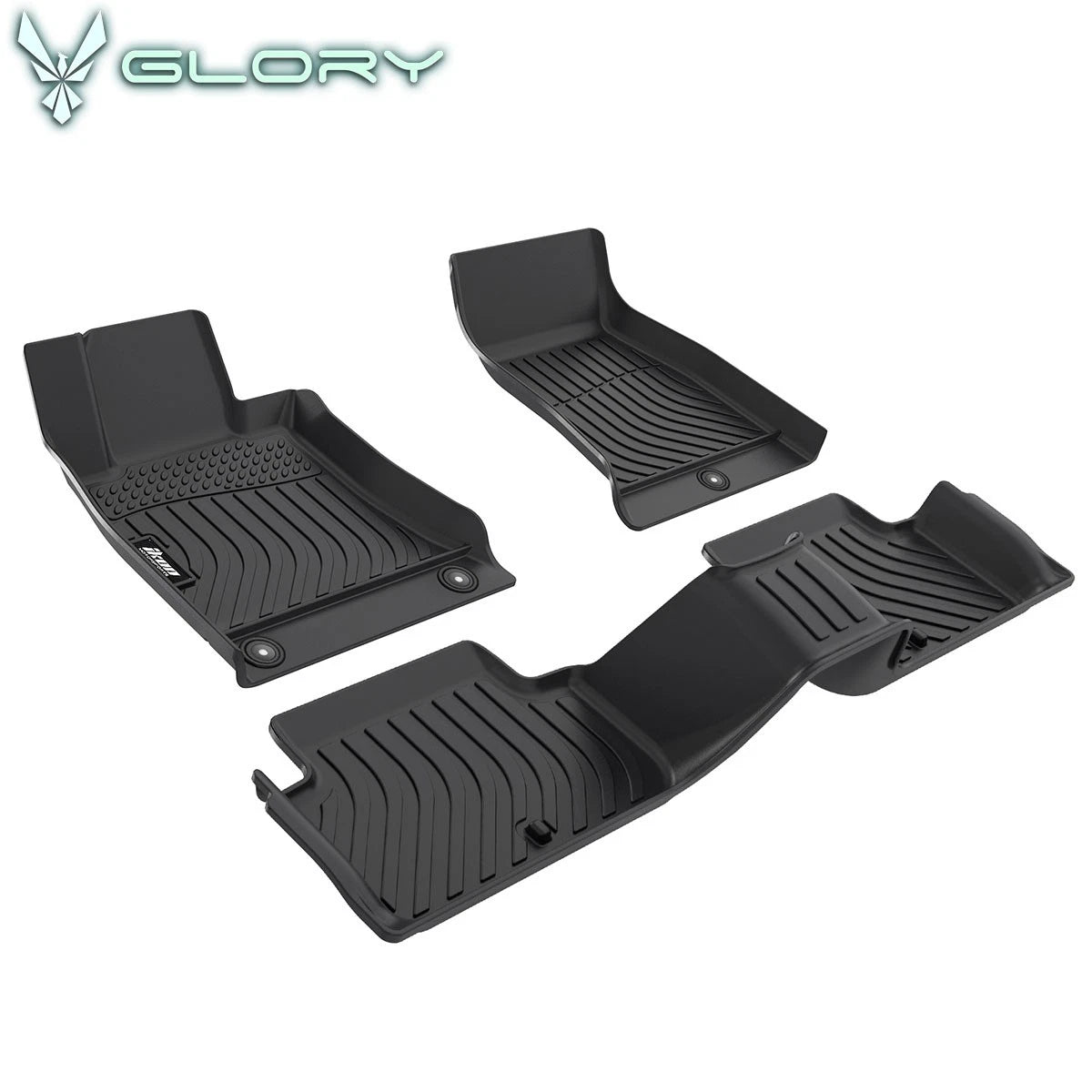 TPE Floor Mats Liner For 2019-2025 Genesis G70 RWD Front-Rear All Weather Black