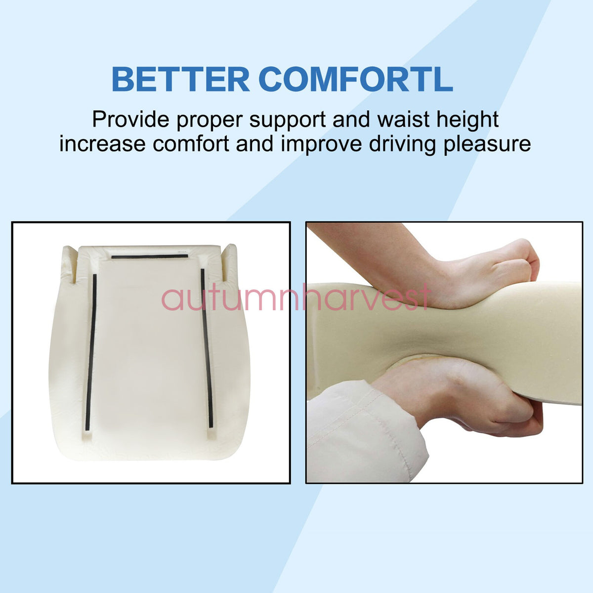 Both Side Bottom Foam Cushion Pad For 2003-2014 GMC Savana Van Chevy Express Van