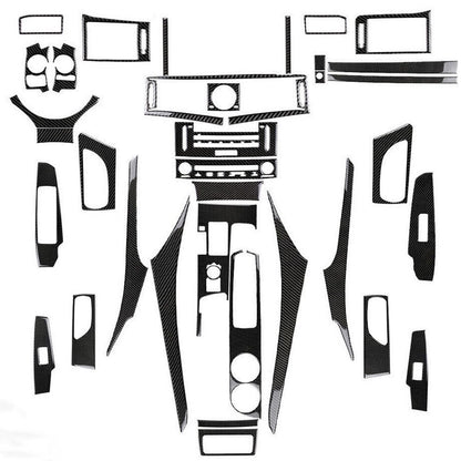 35Pcs For Lexus IS250 IS350 2013-18  Carbon Fiber Full Interior Kit Cover Trim