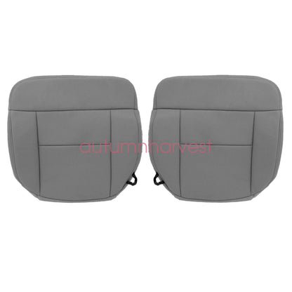 For Ford F150 STX XLT 2004-2008 Driver & Passenger Gray Cloth Bottom Seat Cover