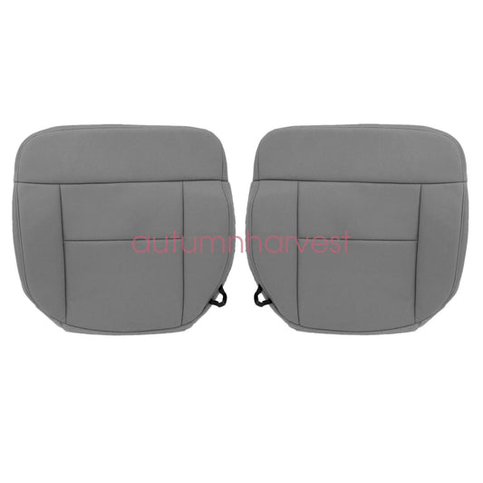 For Ford F150 STX XLT 2004-2008 Driver & Passenger Gray Cloth Bottom Seat Cover