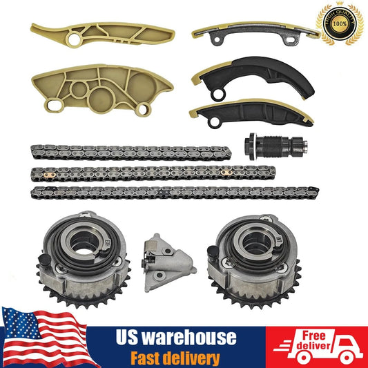 Timing Chain Kit Camshaft Phaser Fits Land Rover Jaguar F-Pace XE Defender 2.0L