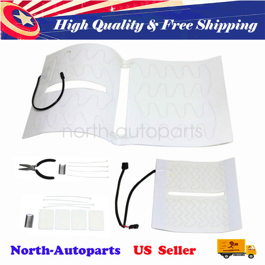 Set of 2 Seat Heater Element Pad Kit For 2003-2006 Chevy Silverado Bottom & Top