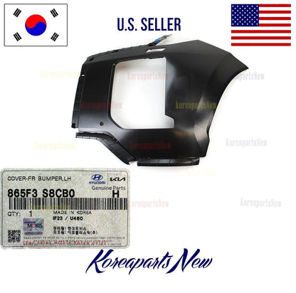 Fit Hyundai Palisade 2023-2025 Front Driver Side Bumper Cover 865F3S8CB0