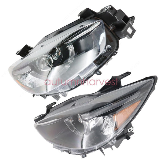 New For Mazda CX-5 2016 Pair Front Lamp Headlight DRL LED With AFS Left + Right