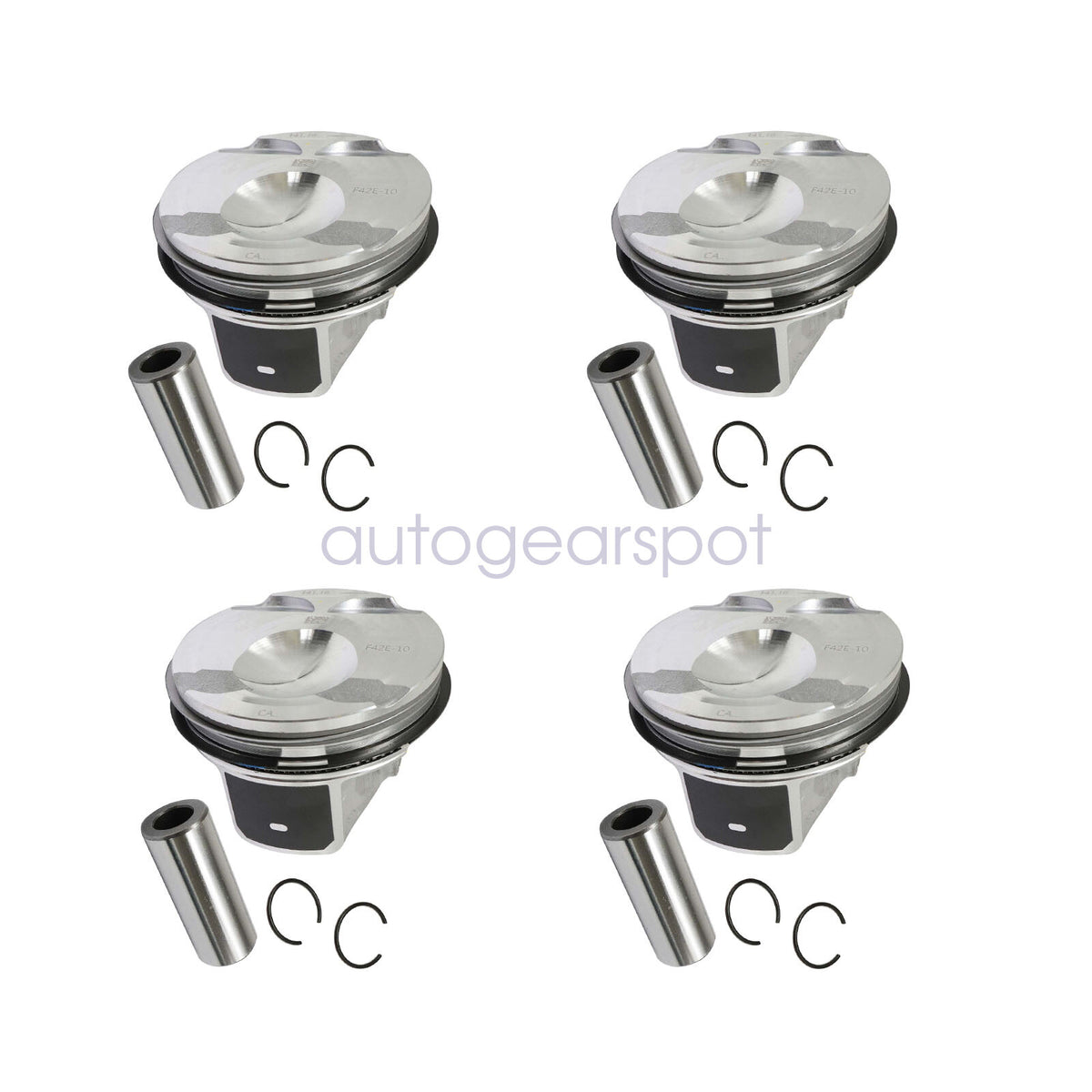 Fit For 2015-2018 Ford Edge Escape Fusion Lincoln MKC MKZ 2.0T Piston & Ring 4X