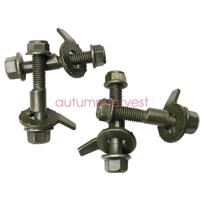 Fits Front Wheels Cam Bolt Bolts Kit Adjustable Camber Correction Alignment Kit
