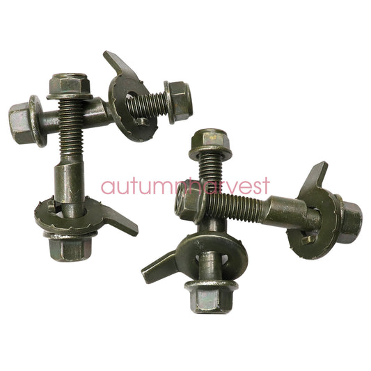 Fits Front Wheels Cam Bolt Bolts Kit Adjustable Camber Correction Alignment Kit