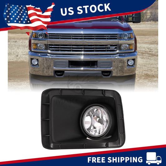 Front Right Fog Light Trim Bezel for 2015-2018 Chevy Silverado 2500HD 3500