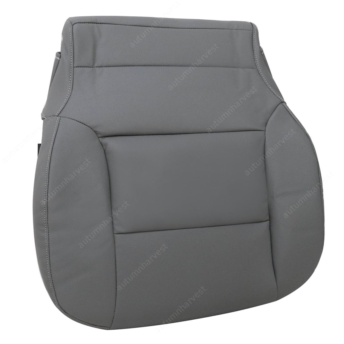 For 2014-2019 Chevy Silverado 2500HD Driver & Passenger Bottom Seat Cover Gray