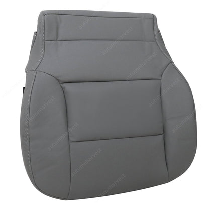 For 2014-2019 Chevy Silverado 2500HD Driver & Passenger Bottom Seat Cover Gray