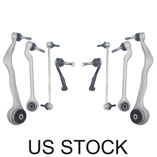 8PCS For BMW 1 3 Series F20 F30 Front Suspension Lower Control Arm Sway Bar Kit