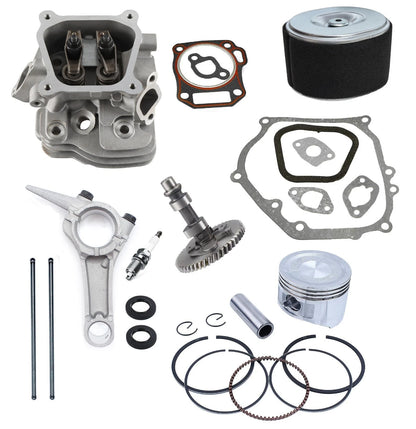 Camshaft Gasket Kit Fits Honda GX160 5.5HP Cylinder Head Connecting Rod Piston