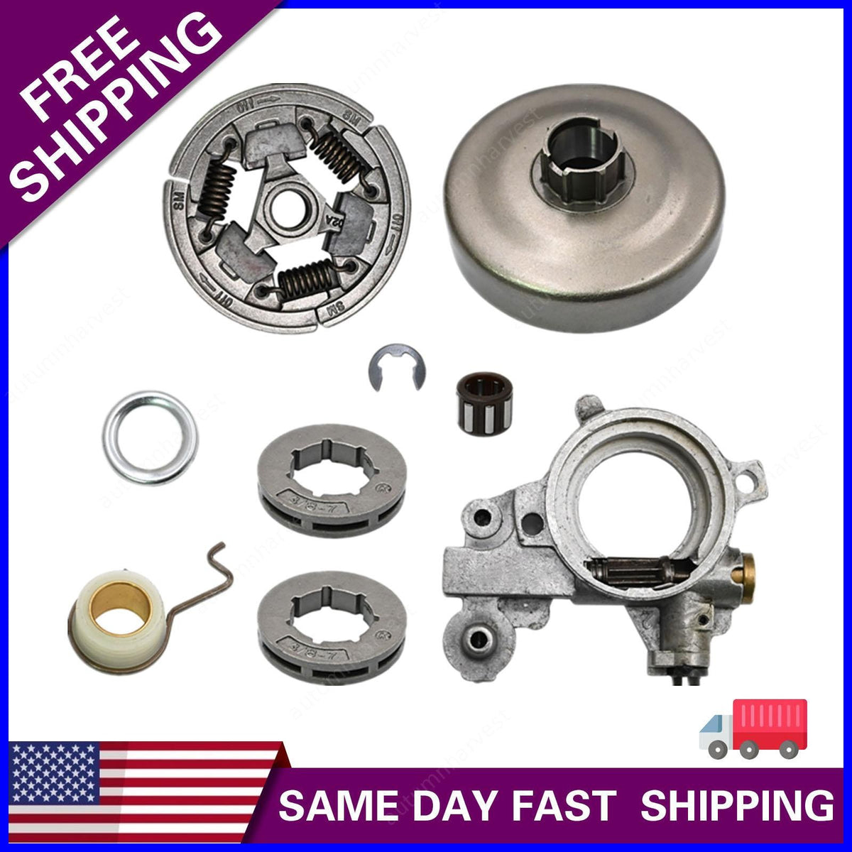 Clutch Hub Chain Sprocket Oil Pump For Stihl MS361 044 046 MS440 MS460 Chainsaw