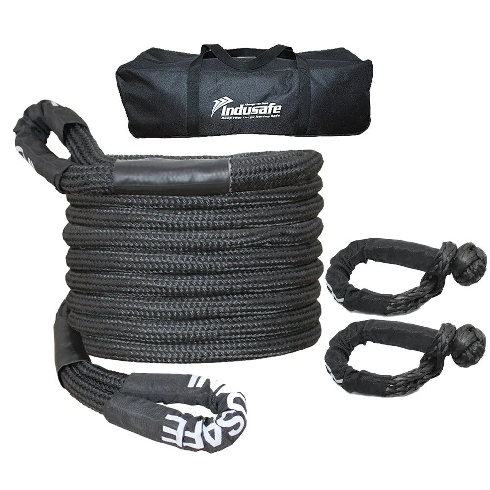Heavy Duty Tow Rope 48000 LBS 1inchx20ft Snatch Strap For SUV light Truck ATV Car