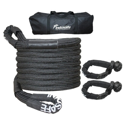 Heavy Duty Tow Rope 48000 LBS 1inchx20ft Snatch Strap For SUV light Truck ATV Car