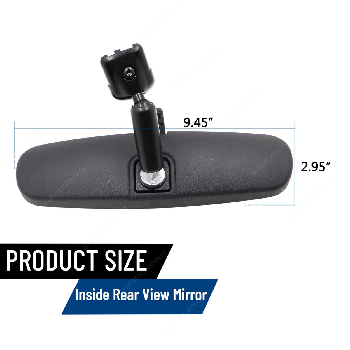 For Honda Civic 2016-2021 Honda HR-V 2016-2024 Inside Rear View Mirror Black