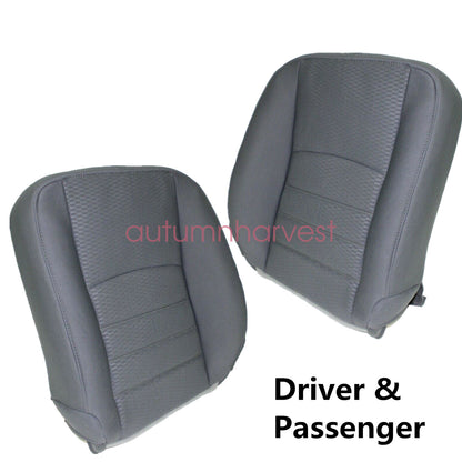 2013-2018 For Dodge Ram 1500 2500 3500 Driver & Passenger Back Seat Cover Gray