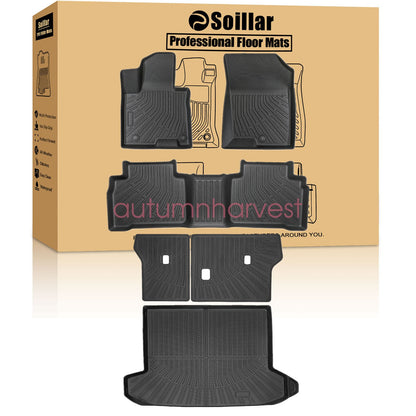 Floor Mats Trunk Cargo Liners TPE All Weather For 2022-2025 Hyundai Tucson NEW