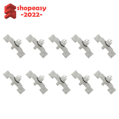 Fits Porsche Cayenne 2003-2006 Door Sill Rail scuff Plate Body Trim Clips 10pcs
