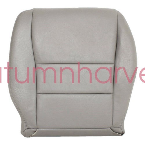 Both Side Bottom Leather Seat Cover For 2003-2007 Honda Accord 4-Door Gray