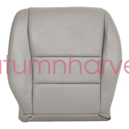 Both Side Bottom Leather Seat Cover For 2003-2007 Honda Accord 4-Door Gray