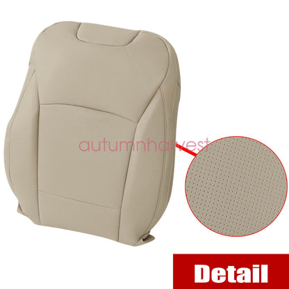 Right Passenger Top Leather Seat Cover Tan For 2015-2019 Subaru Outback Legacy