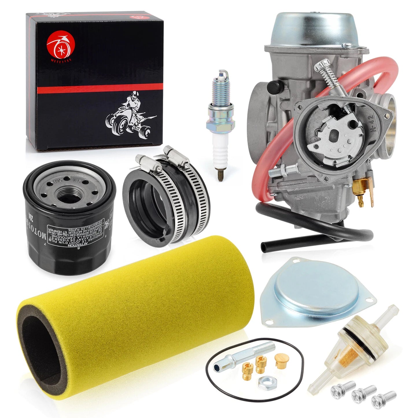 For Yamaha Rhino 660 YXR660F 2004-2007 Carburetor Carb &Intake Manifold Replaces