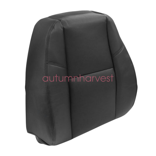 Fits 2007-2014 Cadillac Escalade Leather Seat Cover Black Driver Bottom & Top
