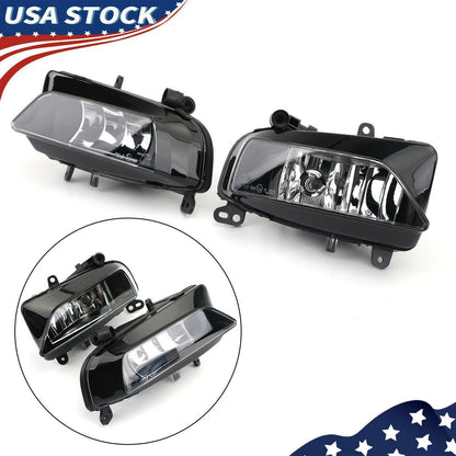 Pair of Front Light Halogen Fog Lamp W/ Bulbs FOR AUDI S5 2013-2016 A5-S Line
