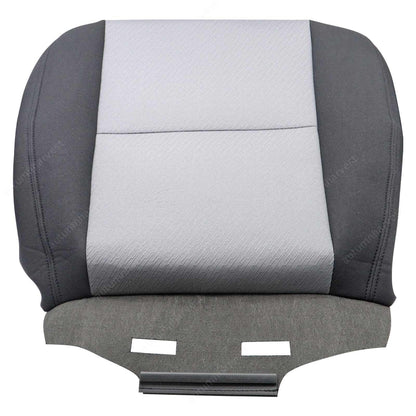 Driver Bottom Cloth Seat Cover Gray & Foam 2PCS For 2007-14 GMC Sierra Yukon WT
