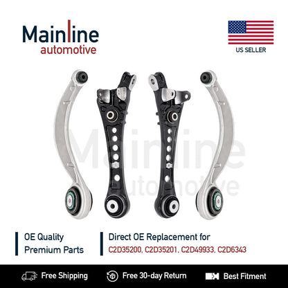 Suspension Control Arm SET Front Lower LH/RH 2WD RWD For Jaguar XJ XJR 2010-19