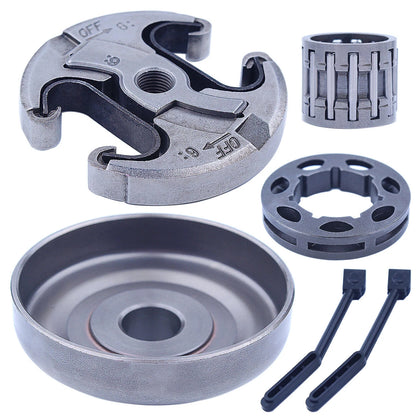 Premium For Husqvarna 455 460 Rancher 3/8inch Needle Bearing Clutch Drum Rim Kit