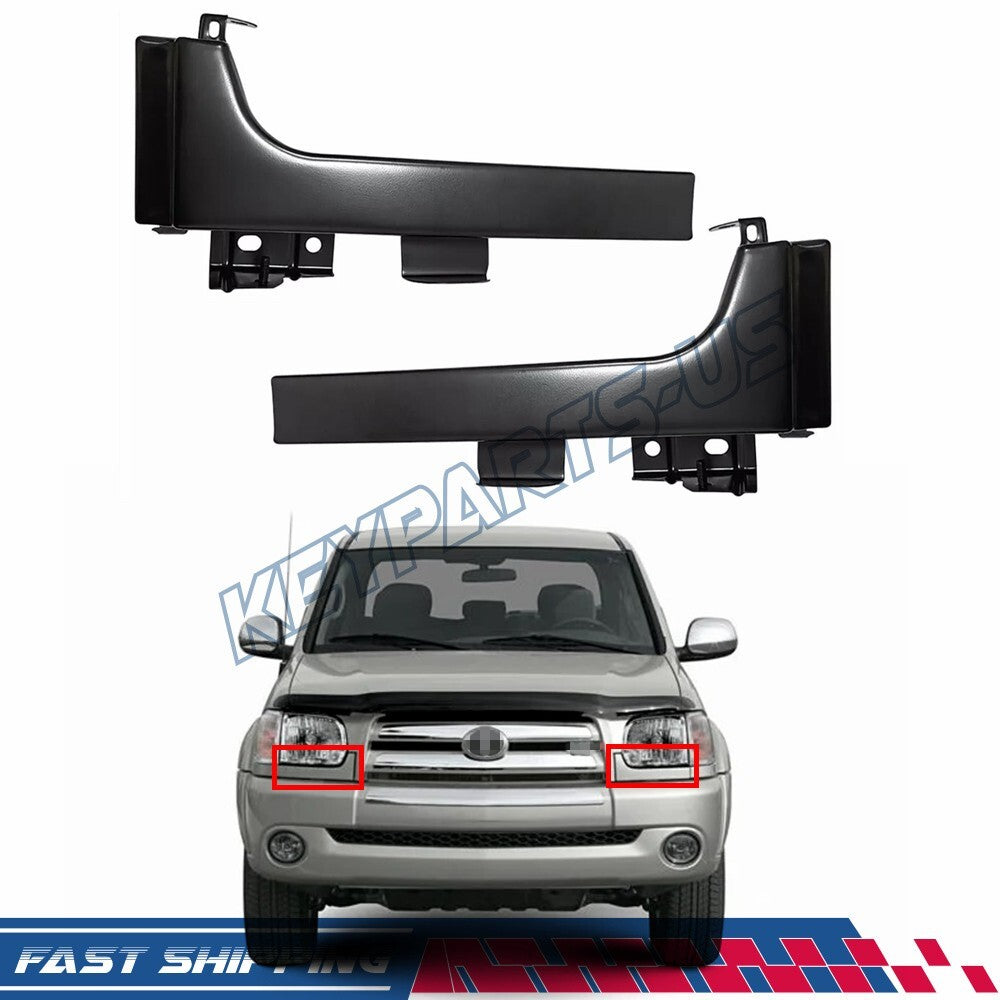 For 2003 -2006 Tundra Crew Double Cab Bumper Grille Headlight Filler Panel