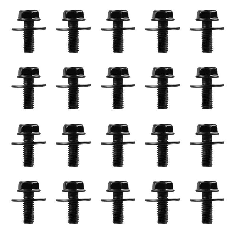20Pcs Fits Honda CR-V Civic Bolts Body Hood Fender Bumper Screws Clips Retainer