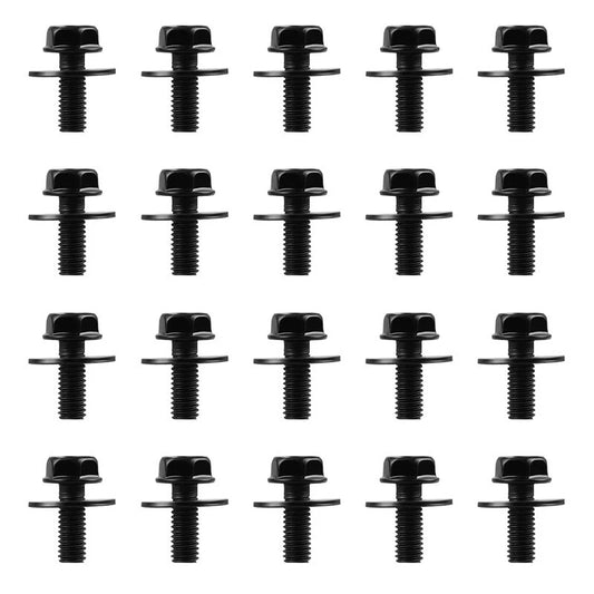 20Pcs Fits Honda CR-V Civic Bolts Body Hood Fender Bumper Screws Clips Retainer