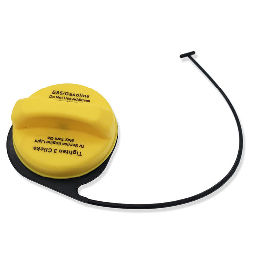 Fuel Tank Gas Cap Yellow for Chevy Avalanche Tahoe Silverado Suburban 2007-2011