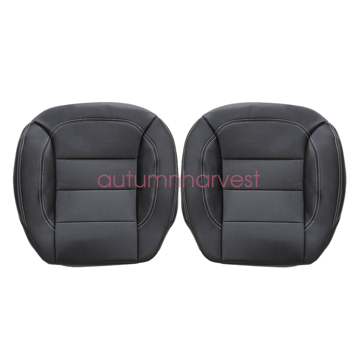 For 2012-2015 Mercedes Benz ML350 Front Both Side Bottom PERF Seat Cover Black
